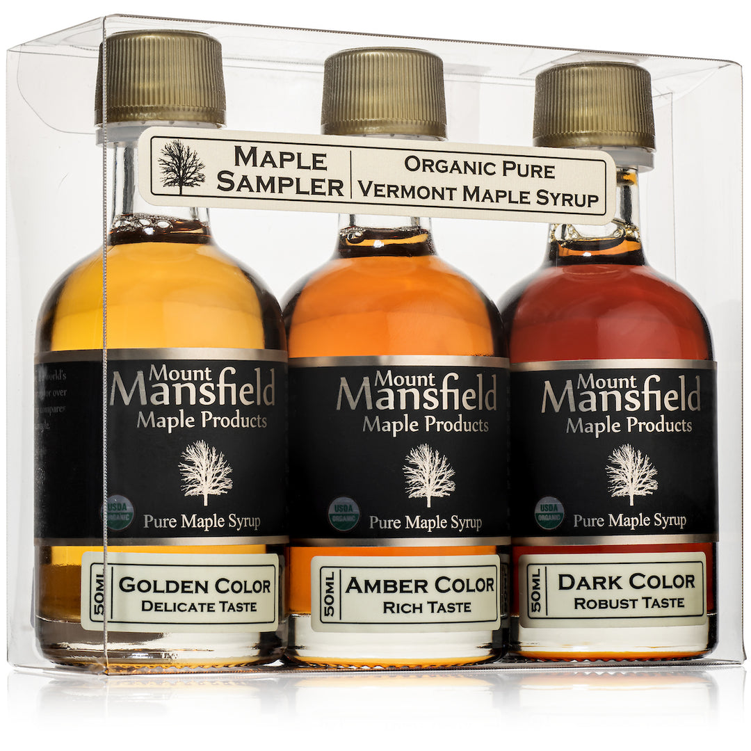 Maple Syrup Samples Maple Syrup Sampler Sets – Mansfield Maple Wholesale